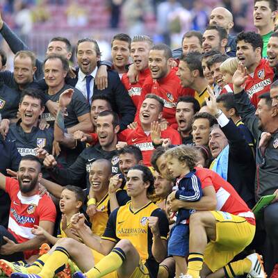 So jubelte Atletico über Meistertitel
