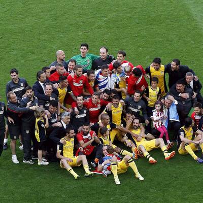 So jubelte Atletico über Meistertitel