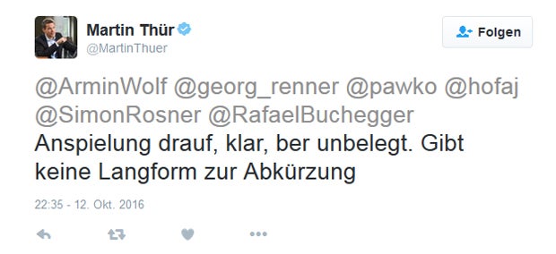 Bizarrer Twitter-Streit zwischen Wolf und Thür