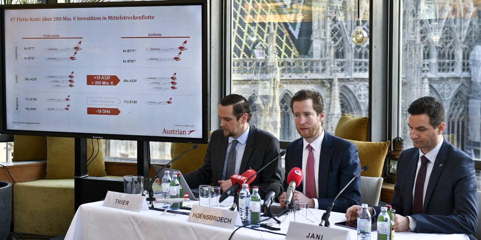 AUA fliegt nur mehr aus Wien nach Deutschland