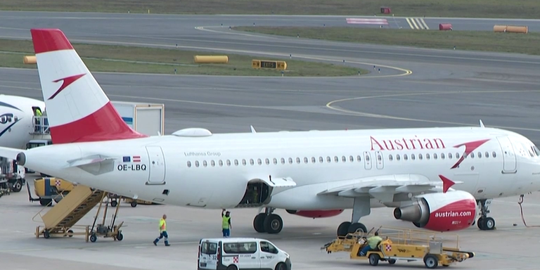 Triebwerksprobleme: AUA-Flieger hängt in Spanien fest