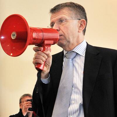 Betriebsversammlung des AUA-Bodenpersonals