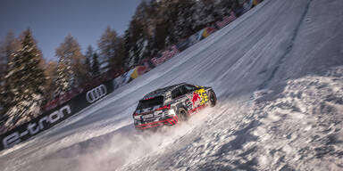 Audis Elektro-SUV stürmt die Streif hoch