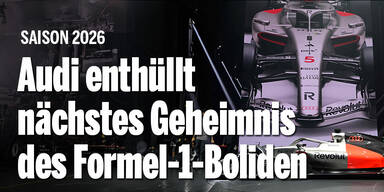 Audi enthüllt nächstes Geheimnis des Formel-1-Boliden