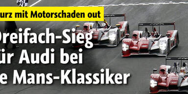 Audi feiert Dreifachsieg