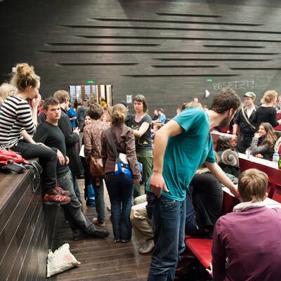 Studenten besetzen Audimax