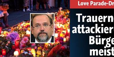 Bürgermeister von Trauernden angegriffen