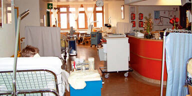 Krankenhaus überlastet