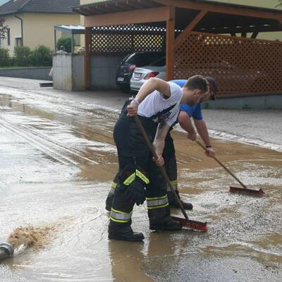 Feuerwehr im Unwetter-Einsatz