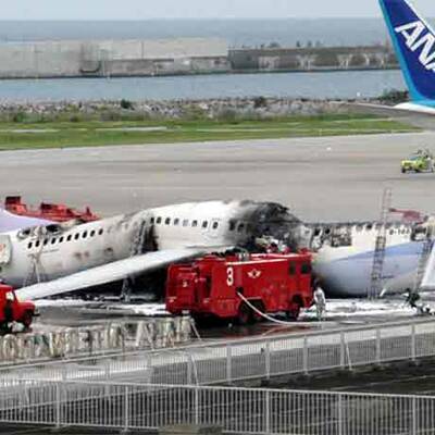 Boeing in Japan geht in Flammen auf