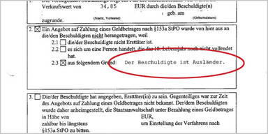 Mann vor Gericht, weil er Ausländer ist