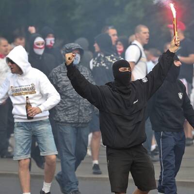 Schwere Ausschreitungen in Warschau