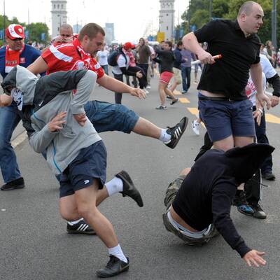 Schwere Ausschreitungen in Warschau