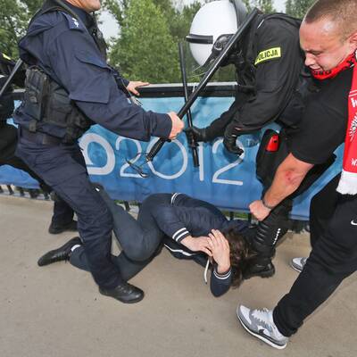 Schwere Ausschreitungen in Warschau