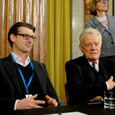Hannes Jarolim, Justizsprecher der SPÖ und Gabriela Moser, Ausschussvorsitzende