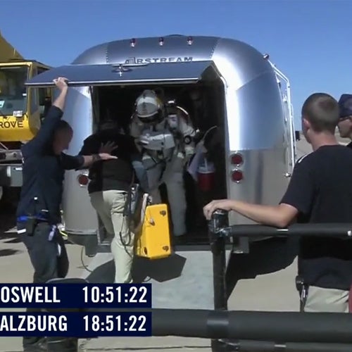 Baumgartners Stratos-Sprung abgeblasen