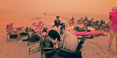 Australien-Inferno: Buschfeuer bedroht TV-Camp