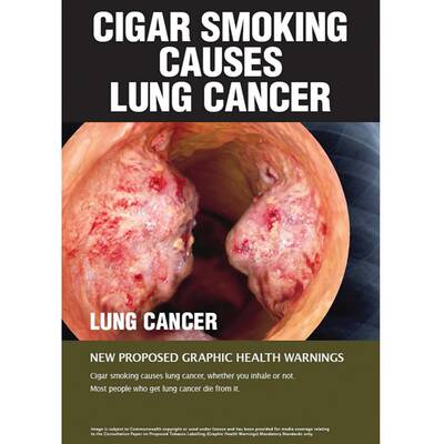 Zigarettenpackerl in Australien