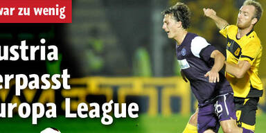Austria verpasst die Europa League