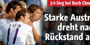 Starke Austria dreht nach Rückstand auf