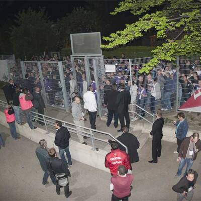 Austria-Fans protestieren nach Cup-Pleite
