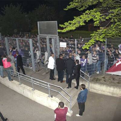 Austria-Fans protestieren nach Cup-Pleite