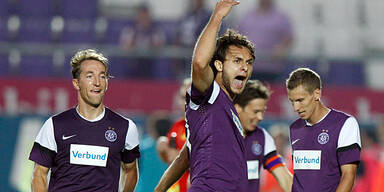 Austria jubelt &uuml;ber neue Flutlicht-Anlage