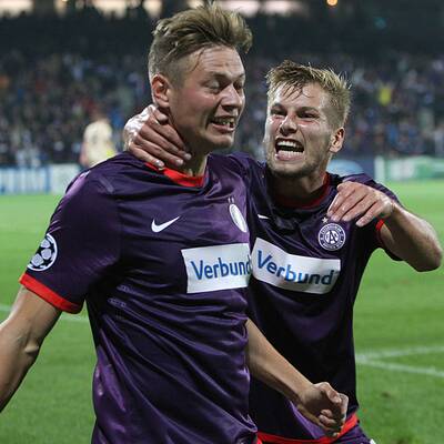 So jubelte Austria über CL-Quali