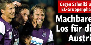 Austria trifft auf Aris Saloniki