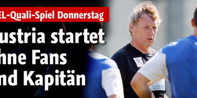 Austria startet ohne Fans und Kapitän