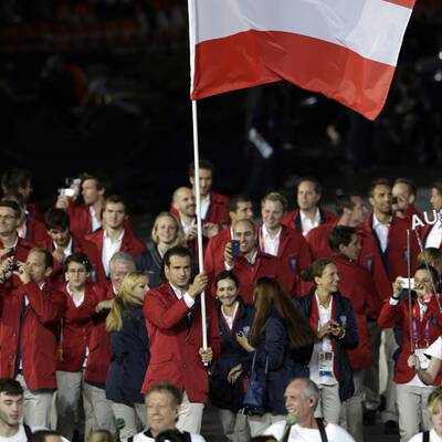 Österreichs Einmarsch bei Eröffnungsfeier
