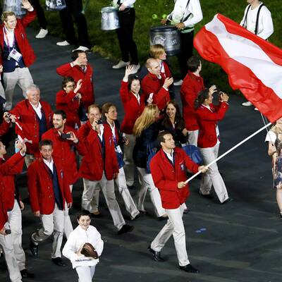 Österreichs Einmarsch bei Eröffnungsfeier