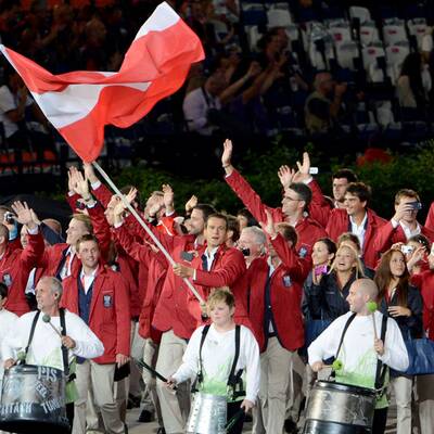 Österreichs Einmarsch bei Eröffnungsfeier