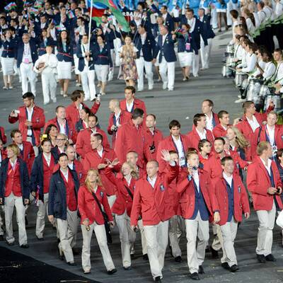 Österreichs Einmarsch bei Eröffnungsfeier