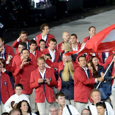 Österreichs Einmarsch bei Eröffnungsfeier