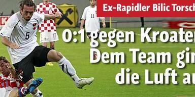 Kroaten führen ideenlose Österreicher vor