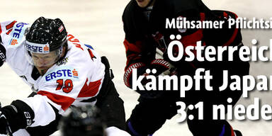 Österreich besiegt auch Japan