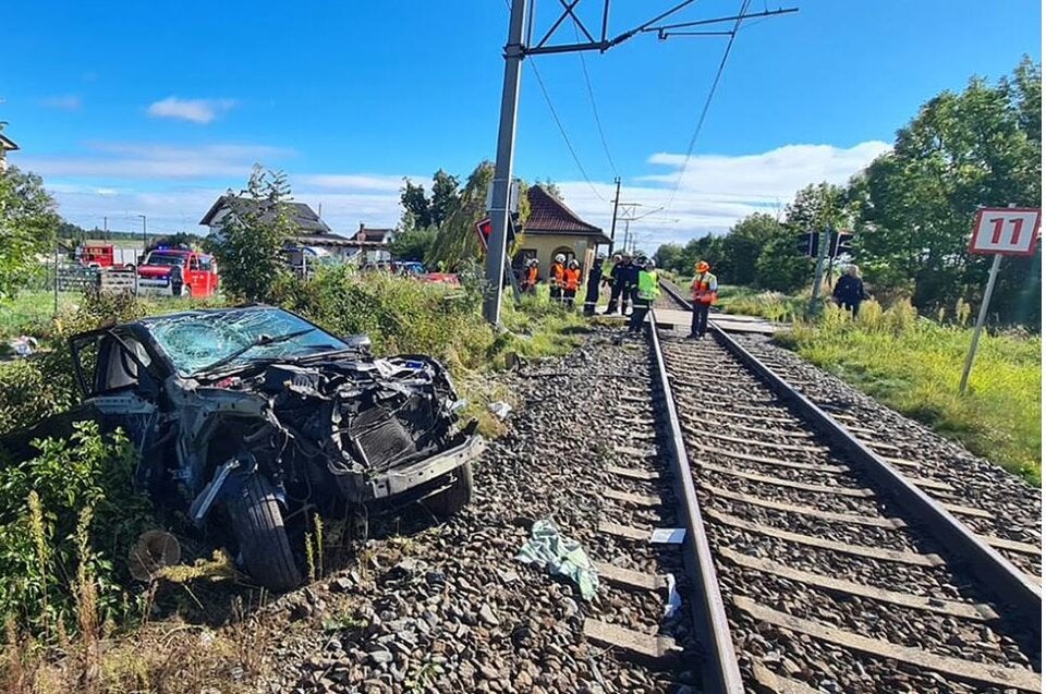 Unfall Blumau Zug Pickup