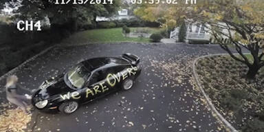 auto porsche zerstört