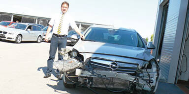 6 kaputte Autos bei illegalem Rennen