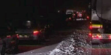 Hunderte saßen auf Autobahn fest