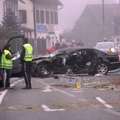 Haiders tödlicher Verkehrsunfall