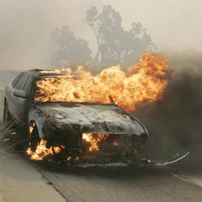 Feuersbrunst in Kalifornien