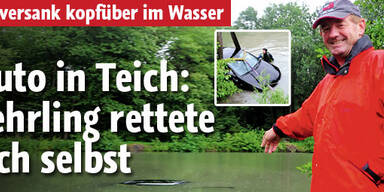 Lehrling konnte sich selbst retten