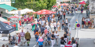 Maxglaner Hauptstraße am 6. September "autofrei"