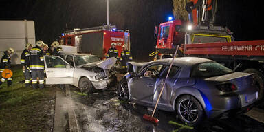 Ein Toter bei Frontalcrash bei Baden