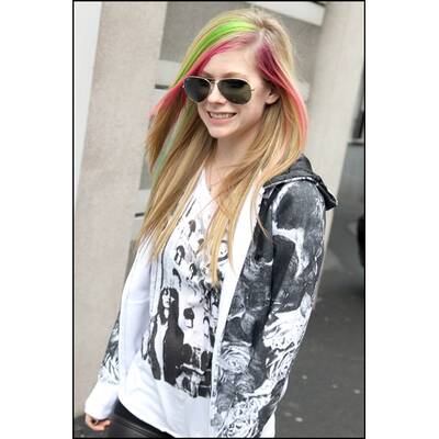 Neon Make-up der Stars