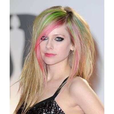 Pinke Haare der Stars