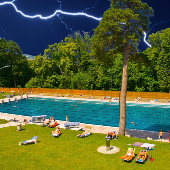 Juli und Mai verregnen den Wiener Bädern die Bilanz