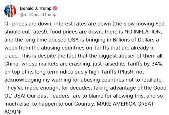 Trump Posting